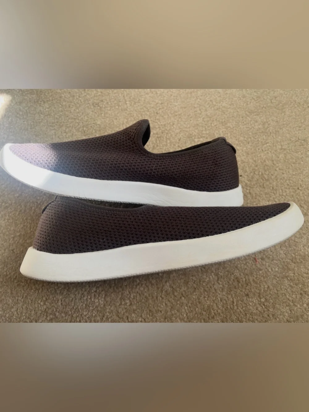 Allbirds Tree Lounger Men’s Size 9 Dark Brown Slip On Comfort Walking Shoes